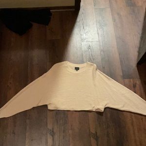 Cropped sweater long sleeve